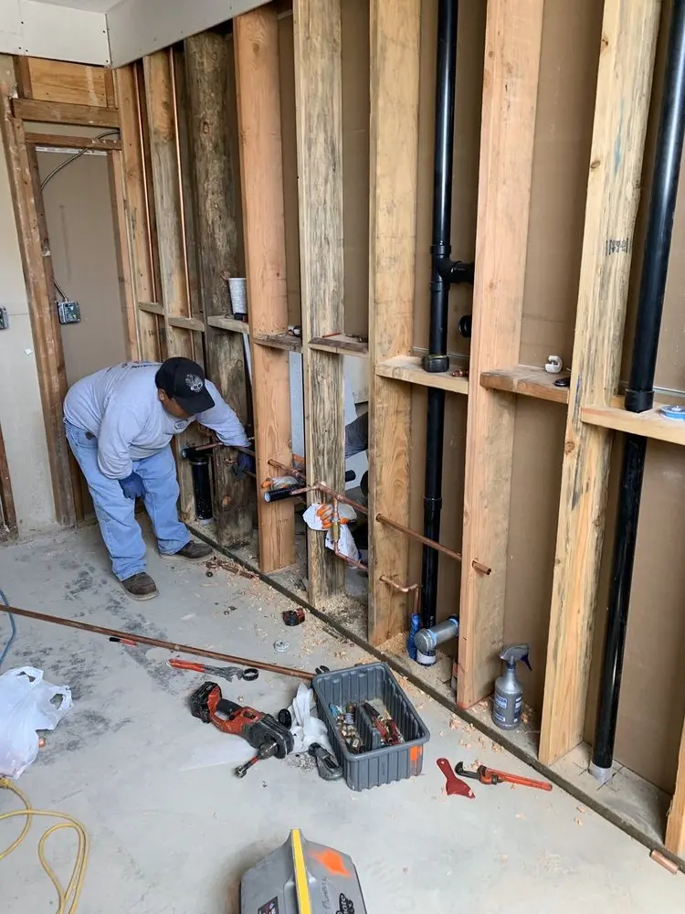 Commercial rough-in plumbing for Gas Line Repair in MacArthur Manor